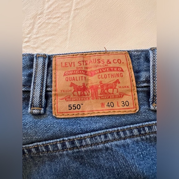 Levi’s Men’s Blue 550 Jeans - Picture 7 of 7